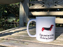 patchy daschund mug