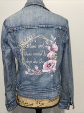 Printed Ladies Denim Jacket